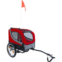 Boon Boon fietskar Runner 1 black edition, rood/grijs.