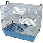 Interzoo Interzoo hamsterkooi Pinky 3, pastel blauw.