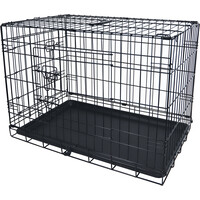 Boon Boon draadkooi 2-deurs economic zwart nr. 2, 77x48x56 cm.