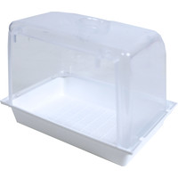 Boon Boon badhuis agapornide transparant/wit, groot.