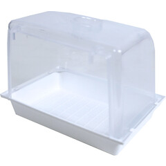 Boon Boon badhuis agapornide transparant/wit, groot.