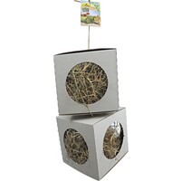 JR Farm JR Farm knaagdier hooi ketting dubbel, 400 gram hangbaar. 24723