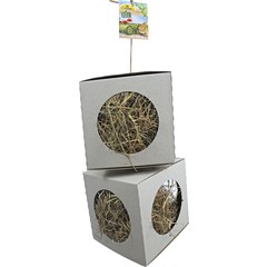 JR Farm JR Farm knaagdier hooi ketting dubbel, 400 gram hangbaar. 24723