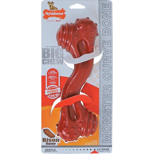 Nylabone Nylabone Dura Chew Big curve bone bison, monster. NBW107P