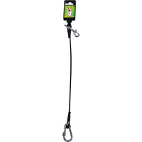 Boon Boon Dog fashion vastleglijn gecoat staaldraad zwart, 55 cm.