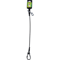 Boon Boon Dog fashion vastleglijn gecoat staaldraad zwart, 55 cm.