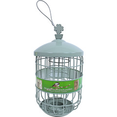 Boon Boon mezenbolhouder metaal voor kleine vogels grijs/groen, small.