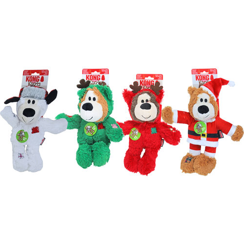 Kong Kong hond holiday Wild Knots bear, assorti medium/large.