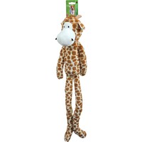 Boon Boon hondenspeelgoed XXL giraffe pluche met piep, 75 cm.