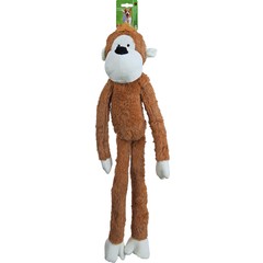 Boon Boon hondenspeelgoed XXL aap pluche met piep, 75 cm.