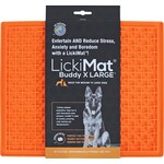 Licki Mat Licki Mat hond likmat Buddy XL oranje, 30x25 cm.