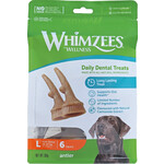 Whimzees Whimzees antler large, 6 stuks in valuebag.