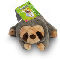 Boon Boon hondenspeelgoed luiaard pluche eco met piep 22 cm