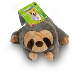 Boon Boon hondenspeelgoed luiaard pluche eco met piep 22 cm