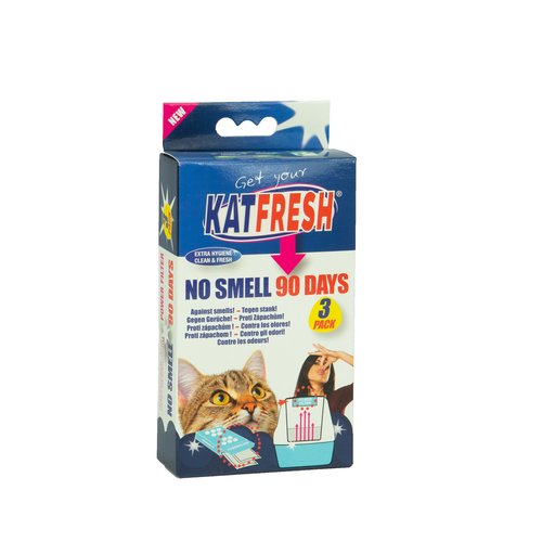 KatFresh Katfresh Geurfilter no smell 90 days 3-pack