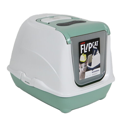 Moderna Moderna Kattentoilet flipcat mint green 50 cm