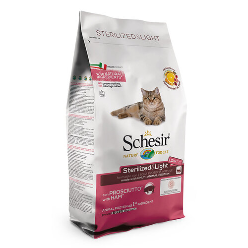 Schesir Schesir Cat Dry Sterilized Ham 1,5 kg.