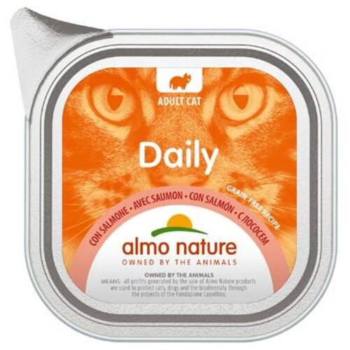 Almo Nature AN Daily Menu Alu met Zalm 100 gr.