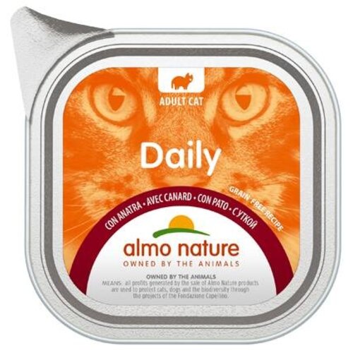 Almo Nature AN Daily Menu Alu met Eend 100 gr.