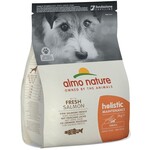 Almo Nature AN Holistic Dog S Zalm & Rijst 2 kg.