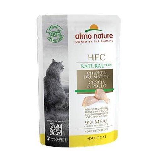 Almo Nature AN Plus Kippenboutvlees 55 gr.