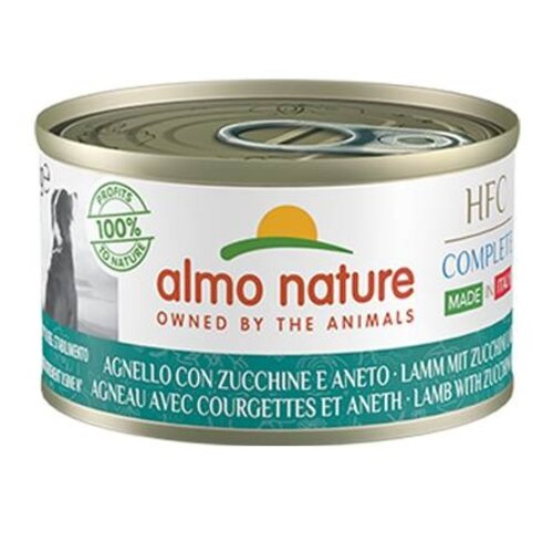 Almo Nature AN Dog HFC Complete Lam Courgette Millet Dille 95 gr.