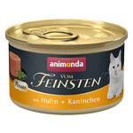 Vom Feinsten Feinsten Cat Can Adult Kip/Konijn 85 gr.