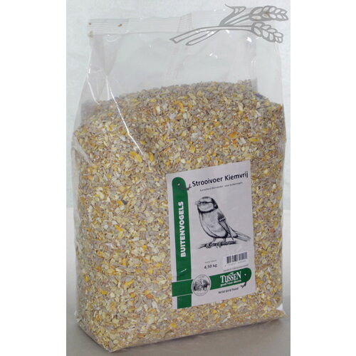 Tijssen goed voor dieren Strooivoer Kiemvrij 4,5 kg.