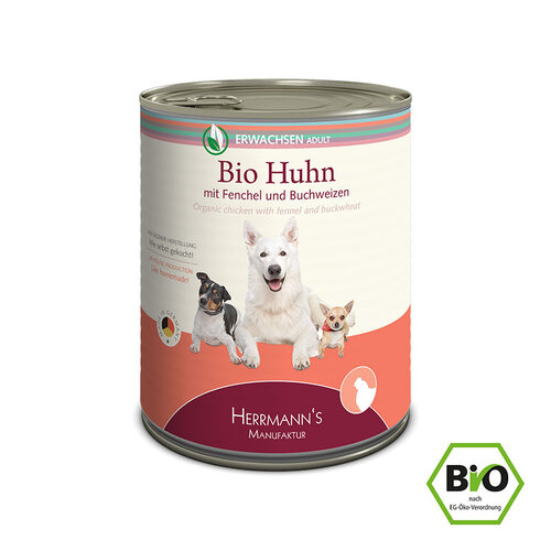 Herrmanns Bio Hond & Kat Herrmanns BIO Kip Venkel 800 gr.