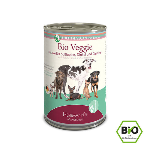 Herrmanns Bio Hond & Kat Herrmanns Light Vegan 400 gr.