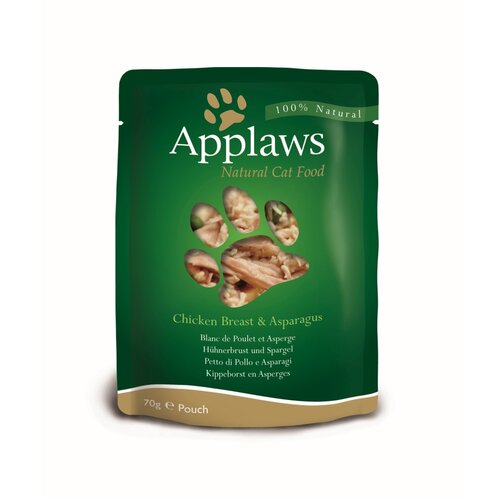 Applaws Hond & Kat Applaws Cat Pouch Chicken & Aspergus   70 gr.