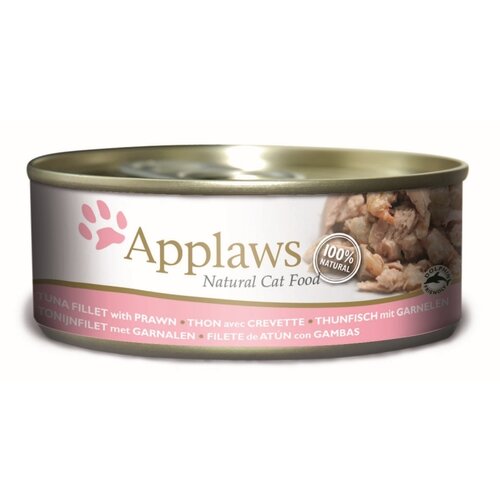 Applaws Hond & Kat Applaws Blik Cat Tuna Fillet & Prawn 156 gr.