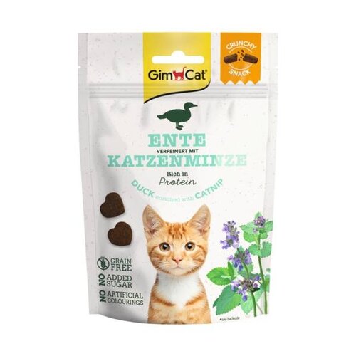 GimCat GimCat Crunchy Snack Eend & Catnip 50 gr.