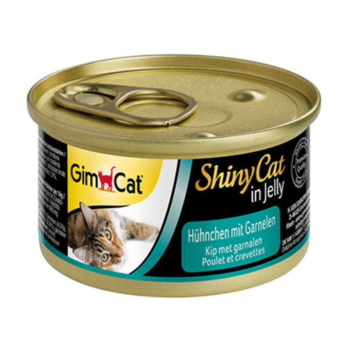 Shiny Cat ShinyCat Blik Kip met Garnalen 70 gr.