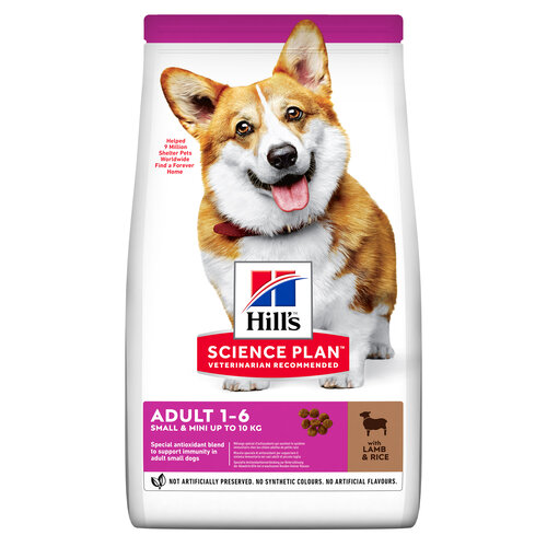 Hills Hills Canine Ad. Small & Mini Lamb 1,5 kg.