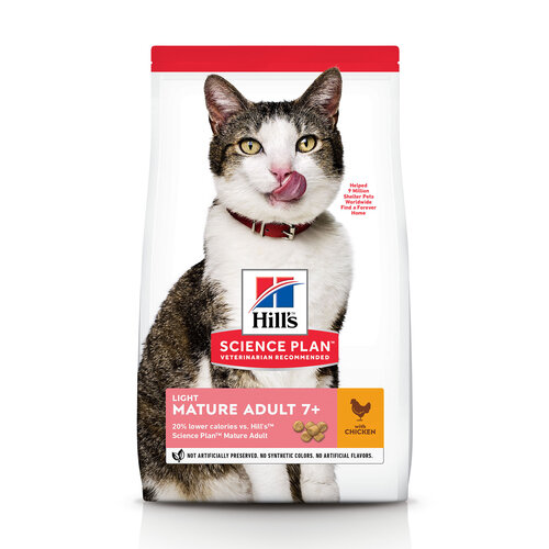 Hills Hills Feline Mature Light 1,5 kg.