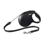Flexi Flexi Rollijn Cord M Zwart 5 mtr. Medium