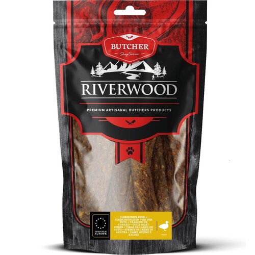 Riverwood RW Butcher Vleesstrips Eend  150 gr.