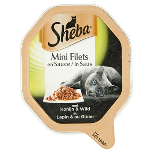 Sheba Sheba Selection Konijn/Wild Saus 85 gr.