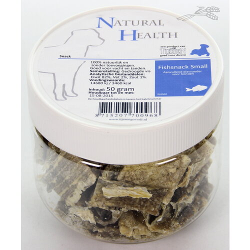 Natural Health Overigen NH Snack Fish Small  50 gr.