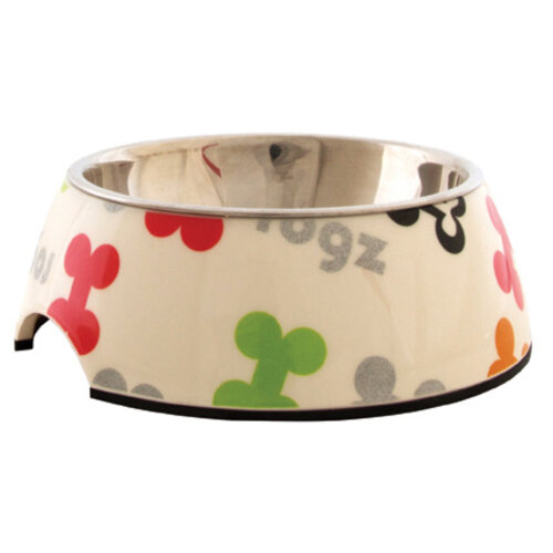 Rogz Yotz Bowlz Trendy M Multi Bone 1 st. Medium