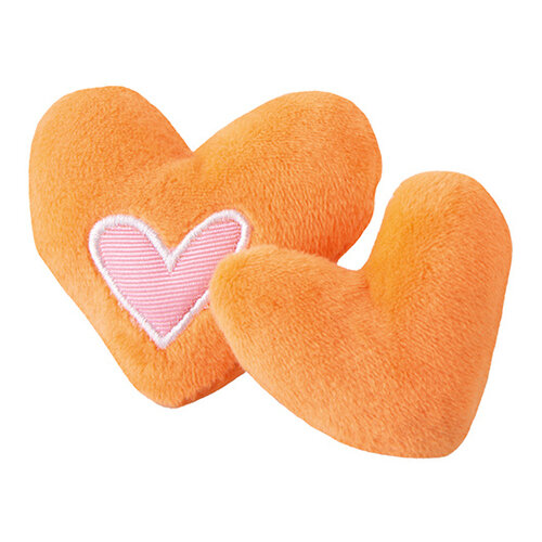 Rogz Yotz Catnip Toyz Hearts Oranje 2 st. One Size
