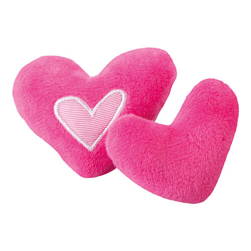 Rogz Yotz Catnip Toyz Hearts Roze 2 st. One Size