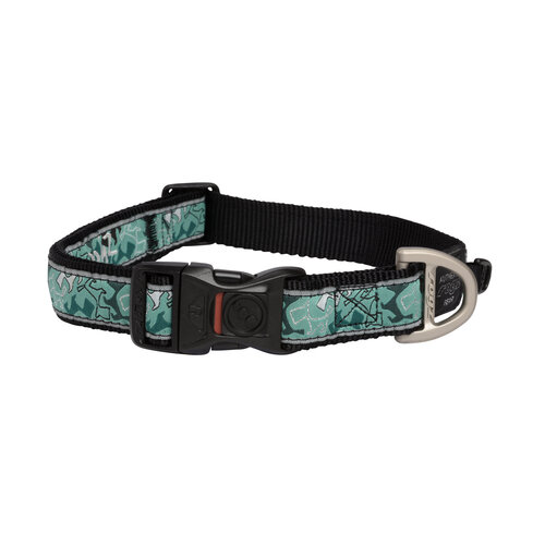 Rogz Beltz Fancy Dress Halsband XL Mint Dog-Black 1 st. Extra Large