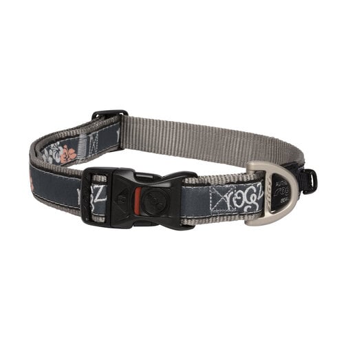 Rogz Beltz Fancy Dress Halsband XL Coral Island-Silver 1 st. Extra Large