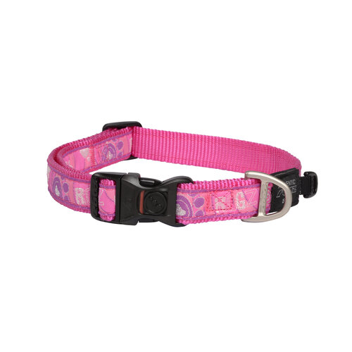 Rogz Beltz Fancy Dress Halsband L Pink Paw 1 st. Large