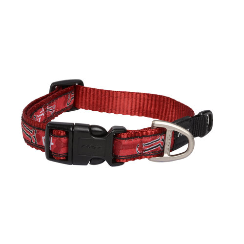 Rogz Beltz Fancy Dress Halsband M Red Rogz Bone 1 st. Medium