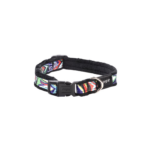 Rogz Beltz Fashion Halsband S Wild Stripes 1 st. Small