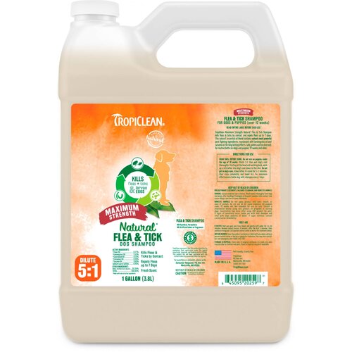 TROPICLEAN Flea & Tick Jerrycan Max Strength 3,8 ltr.