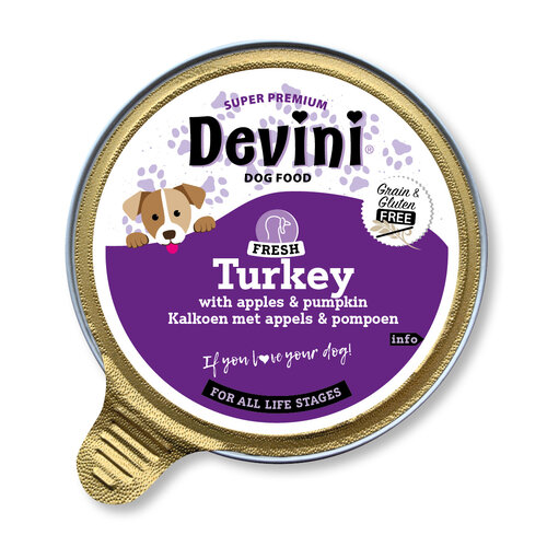 Devini Devini Dog Turkey 85 gr.